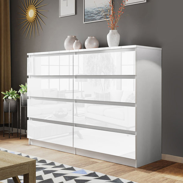 High gloss deals dresser ikea